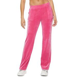 Juicy By Juicy Couture Mid Rise Straight Track Pant